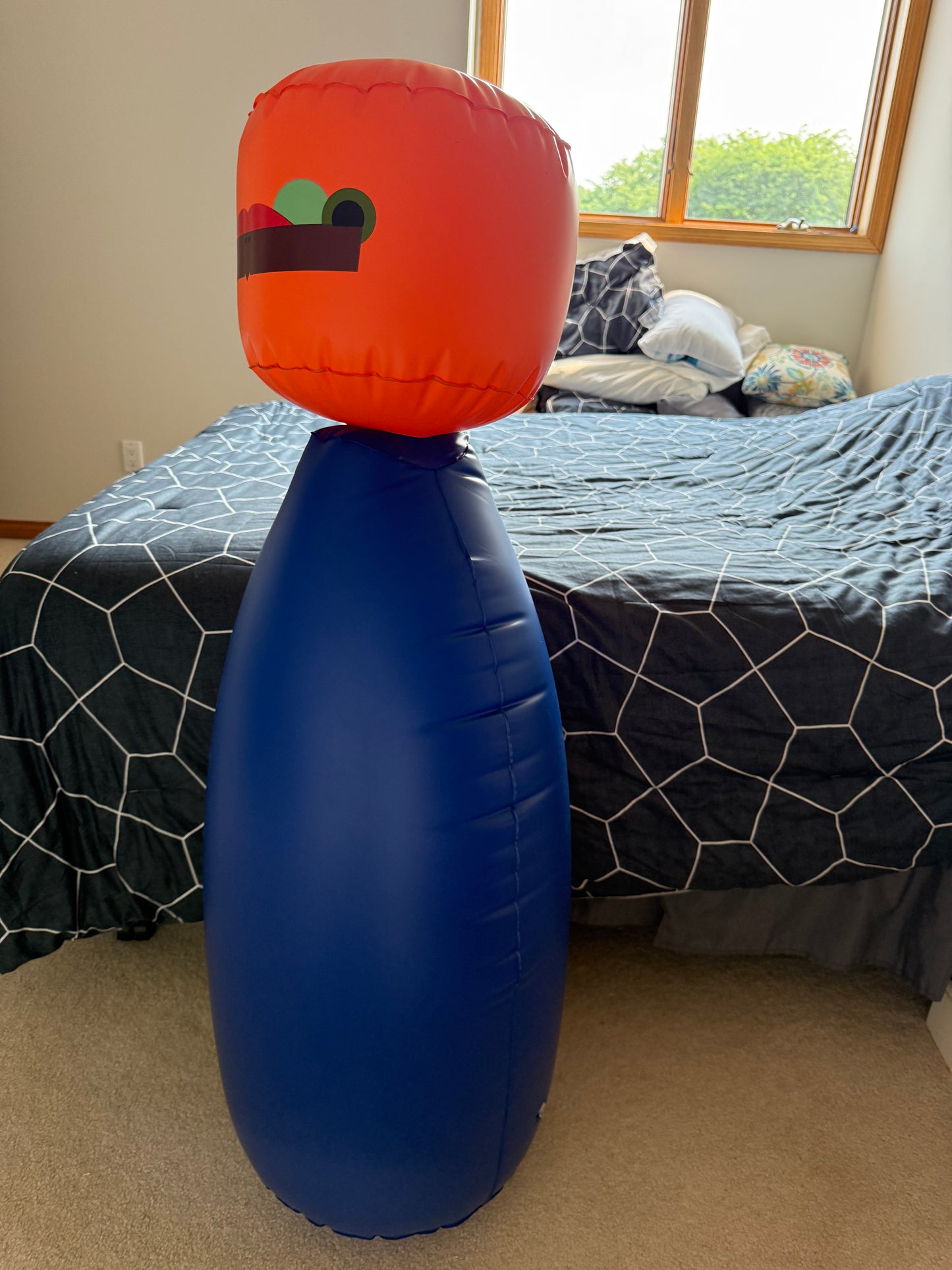 BEEF BOSS INFLATABLE PUNCHING DOLL - 4' TALL