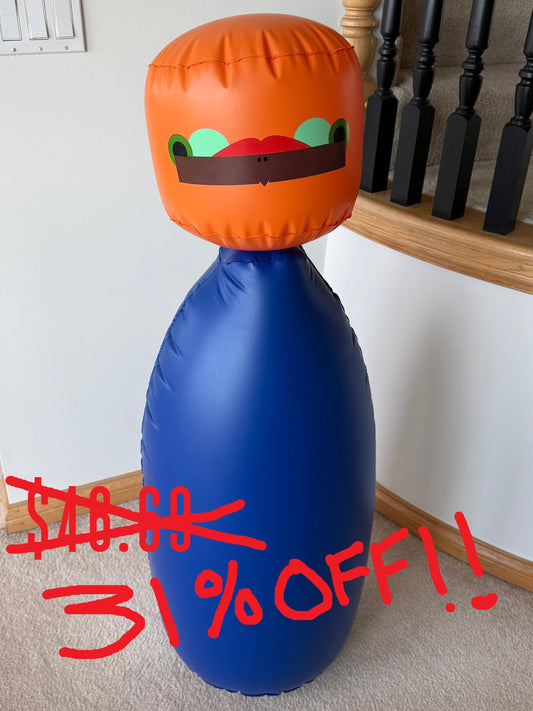BEEF BOSS INFLATABLE PUNCHING DOLL - 4' TALL