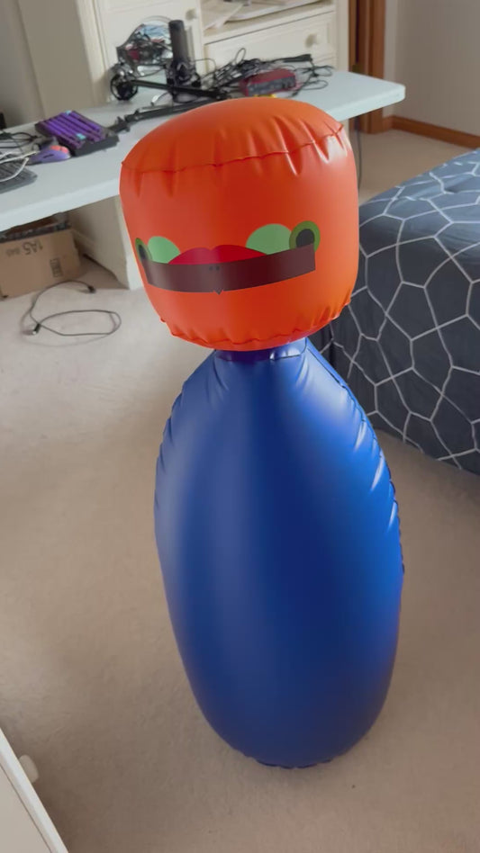 BEEF BOSS INFLATABLE PUNCHING DOLL - 4' TALL
