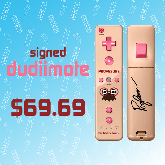 DUDIIMOTE - REMOTE ONLY - SIGNED
